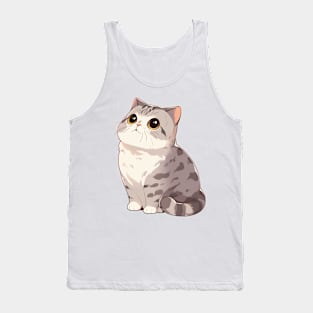 Cute British Shorthair Cat Tank Top